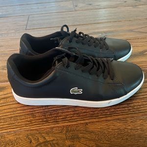 Black Lacoste Sneakers 8.5
